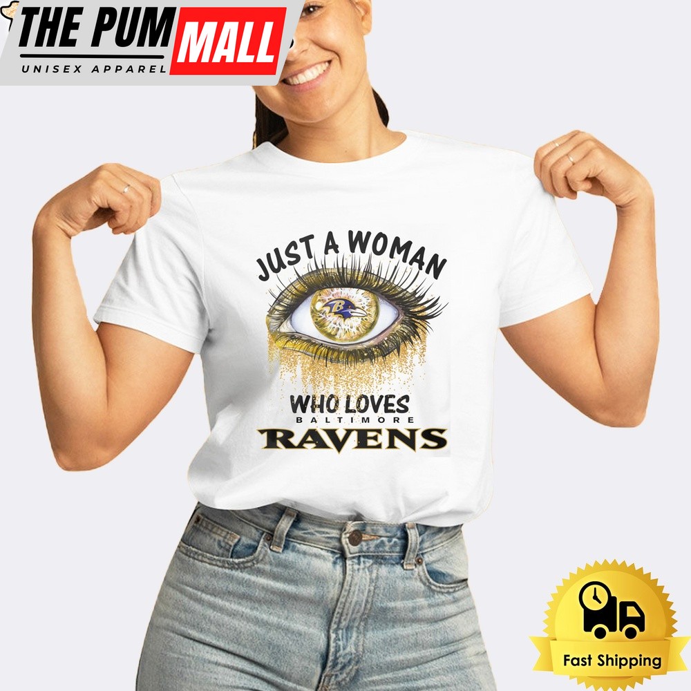 Just Woman Baltimore Ravens Unisex T-Shirt