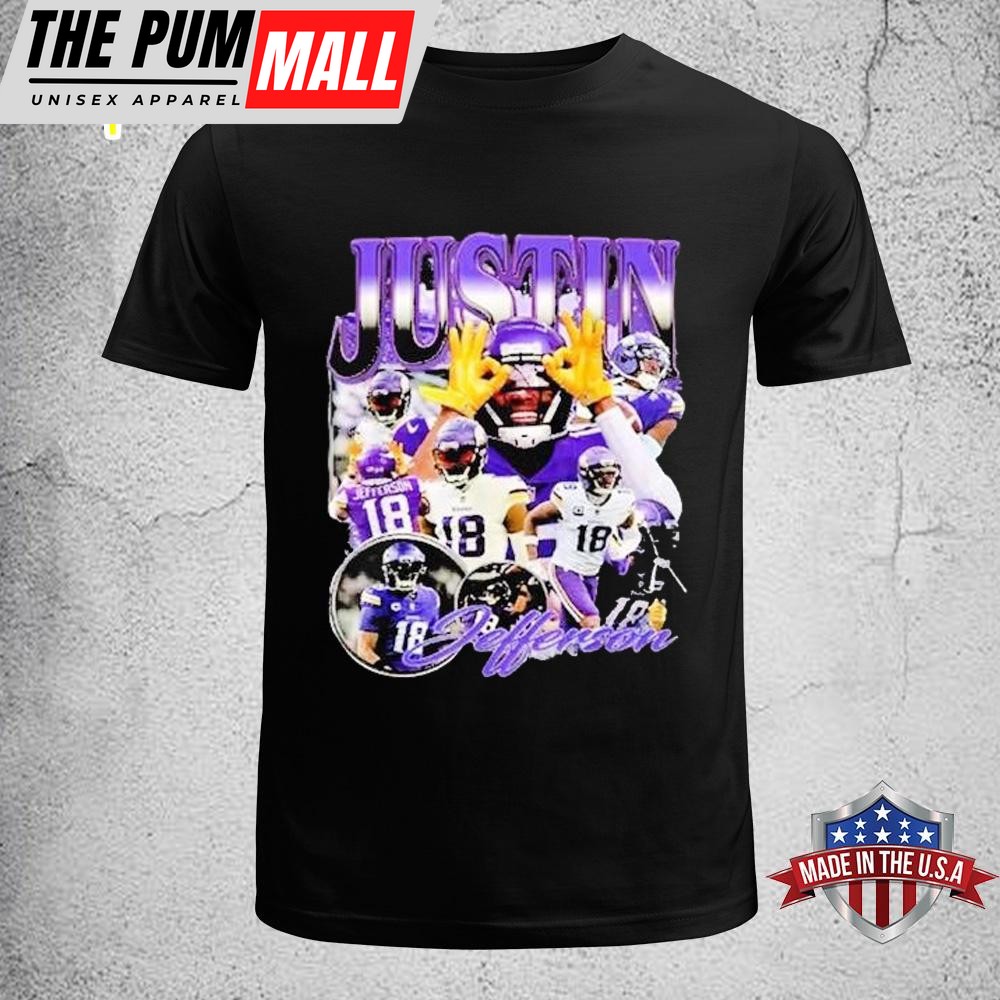 Justin Jefferson Wide Receiver Minnesota Vikings Unisex T-Shirt