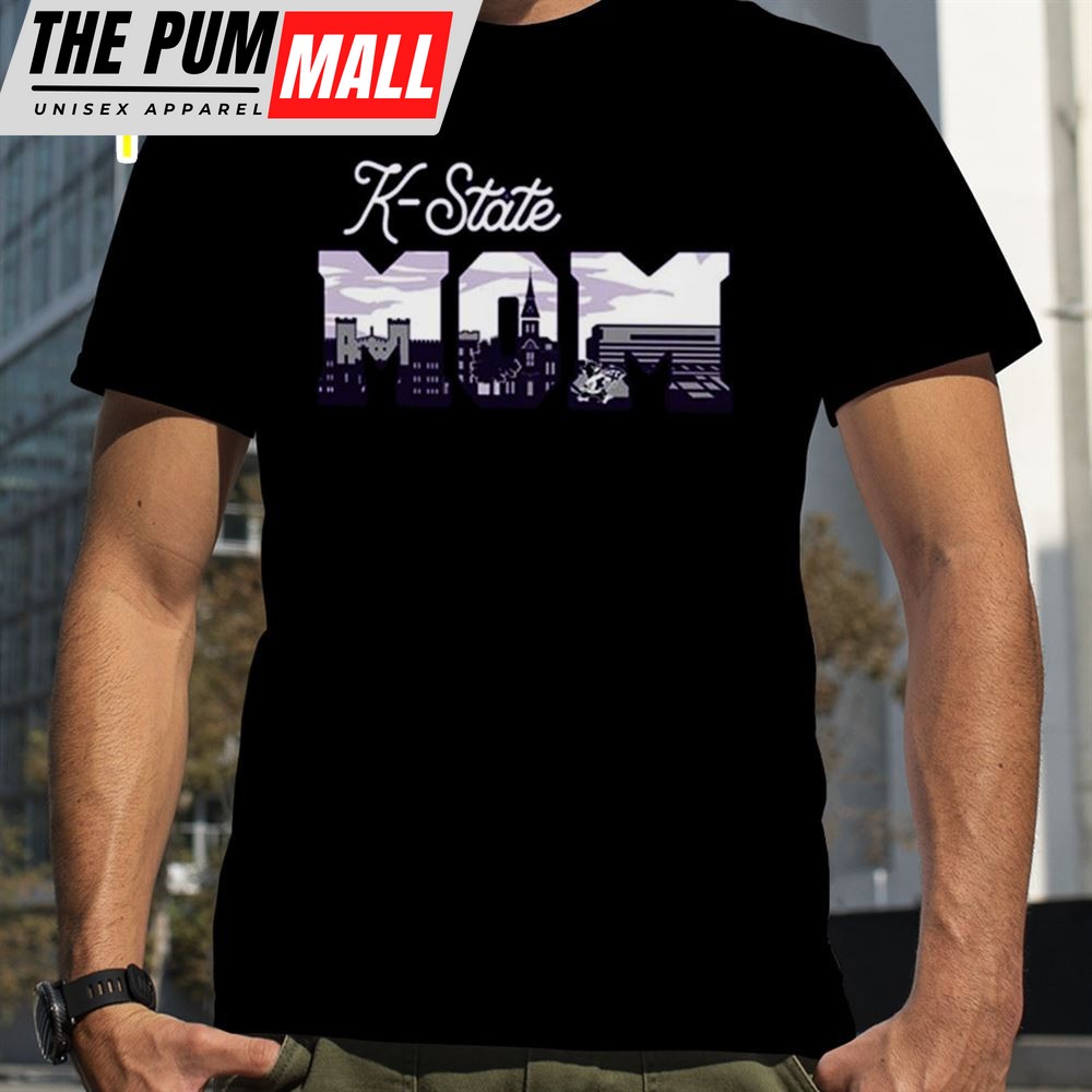 K-State Wildcats Womens White Campus Mom Mothers Day Shirt