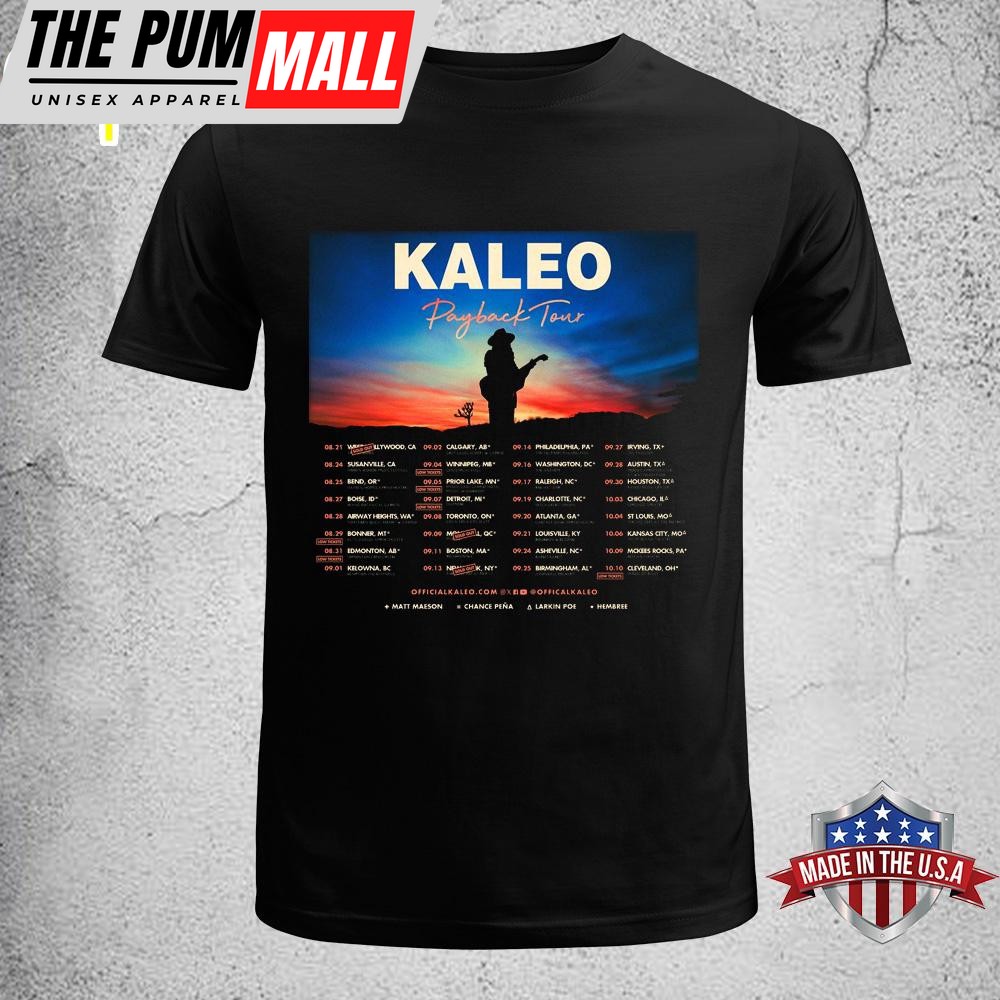 Kaleo 2025 Payback Tour Music Unisex T-Shirt