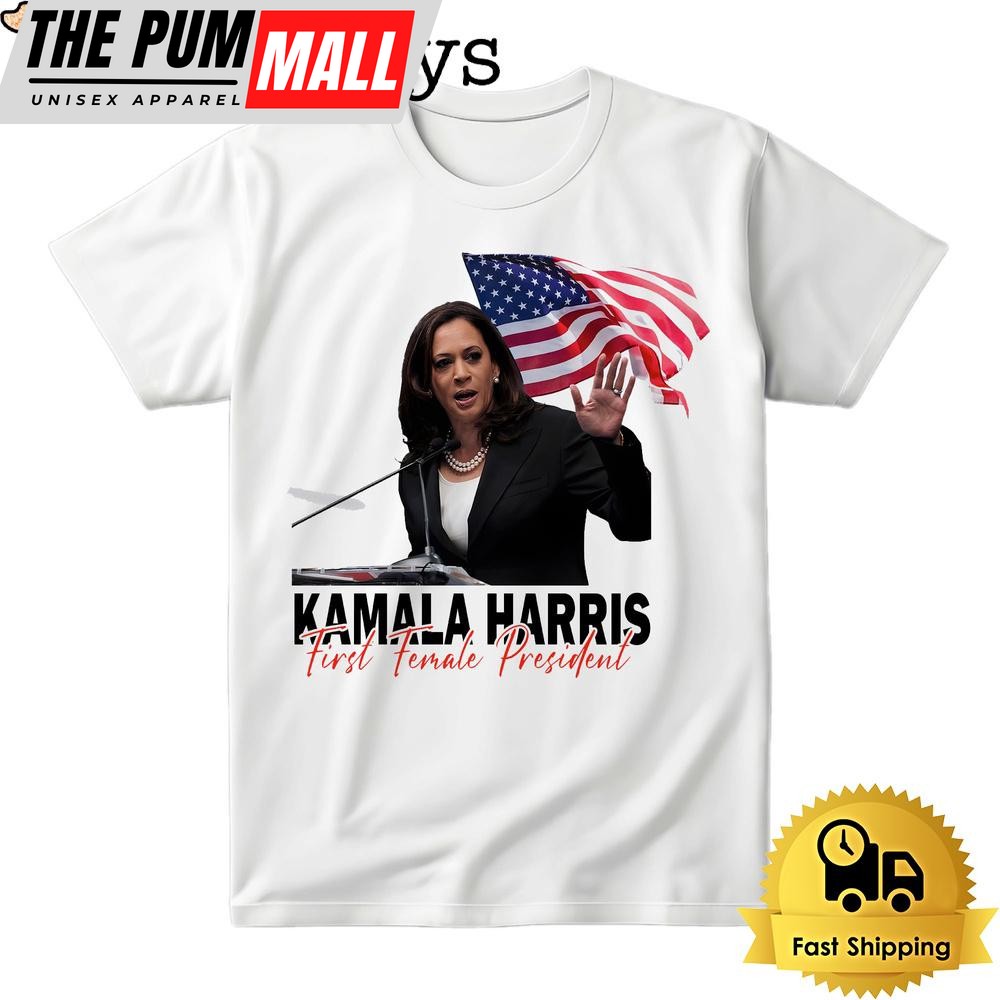 Kamala Harris First Female President Bright T Shirts