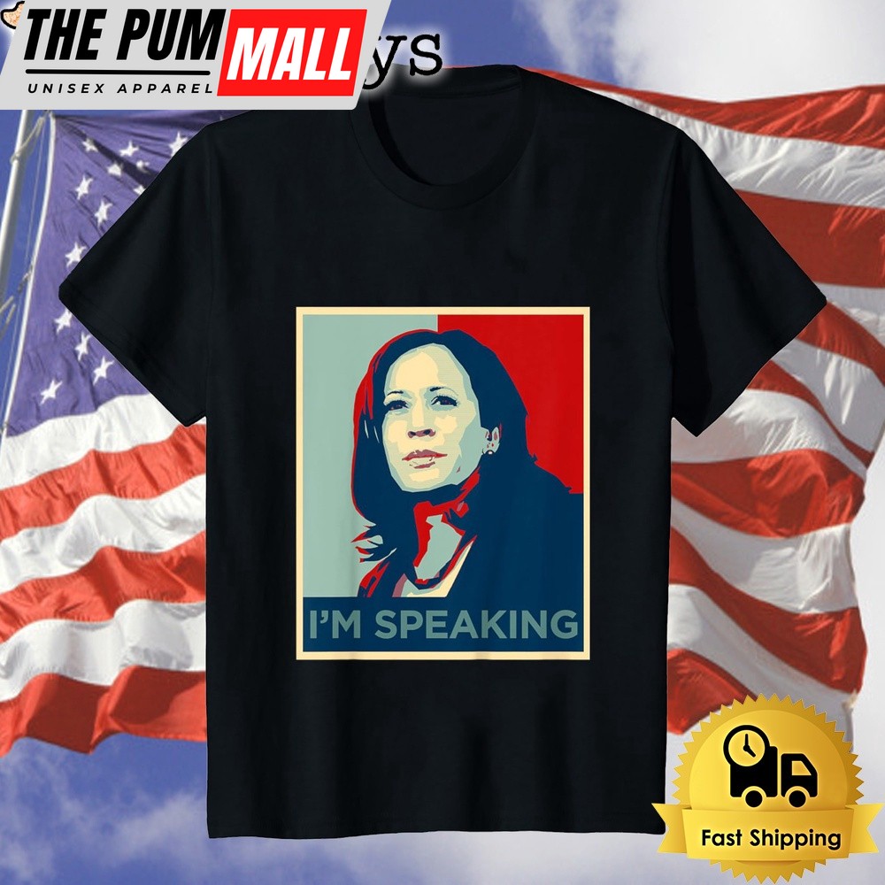 Kamala Harris Shirt I’m Speaking Quote Joe Biden 2024 Unisex T-Shirt