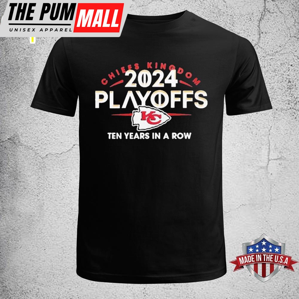 Kansas City Chiefs 2024 Playoffs Afc West Clinched Unisex T-Shirt