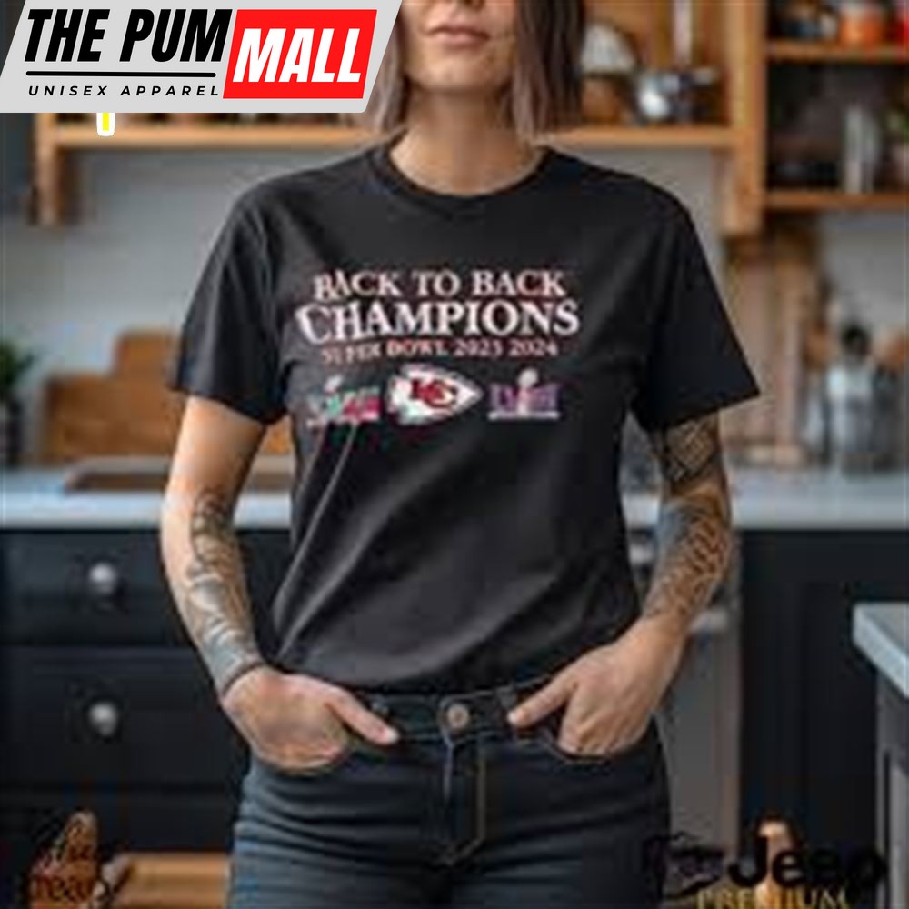Kansas City Chiefs Back To Back Champions Super Bowl 2025 2025 Shirt