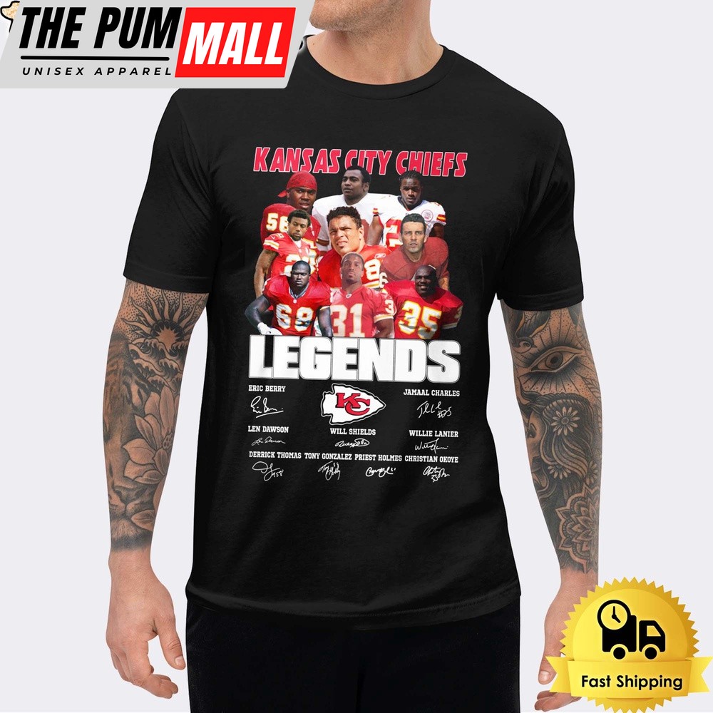 Kansas City Chiefs Legendary History Signature Unisex T-Shirt