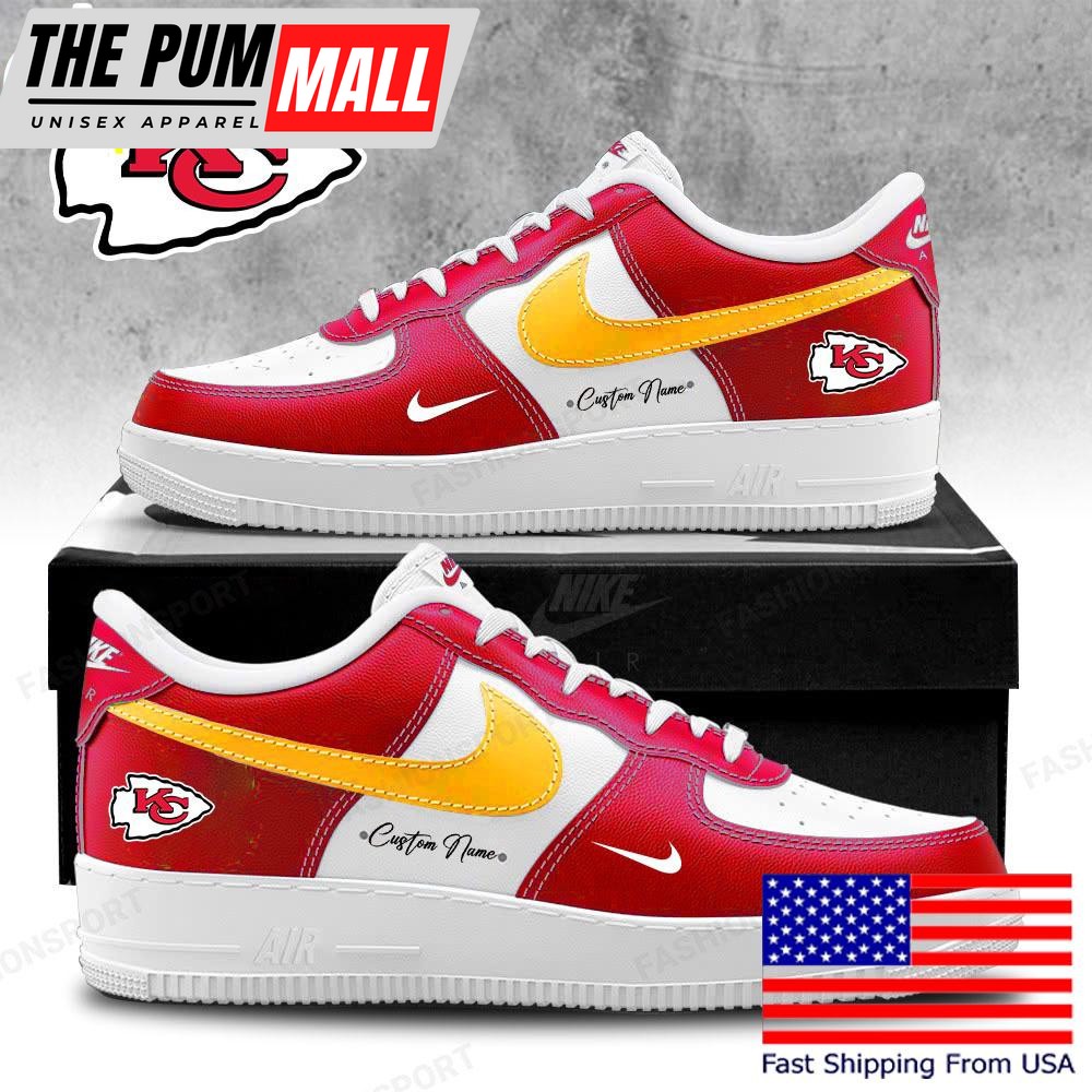 Kansas City Chiefs New Design Limited Custom Air Force 1 Shoes , Best Running Shoes