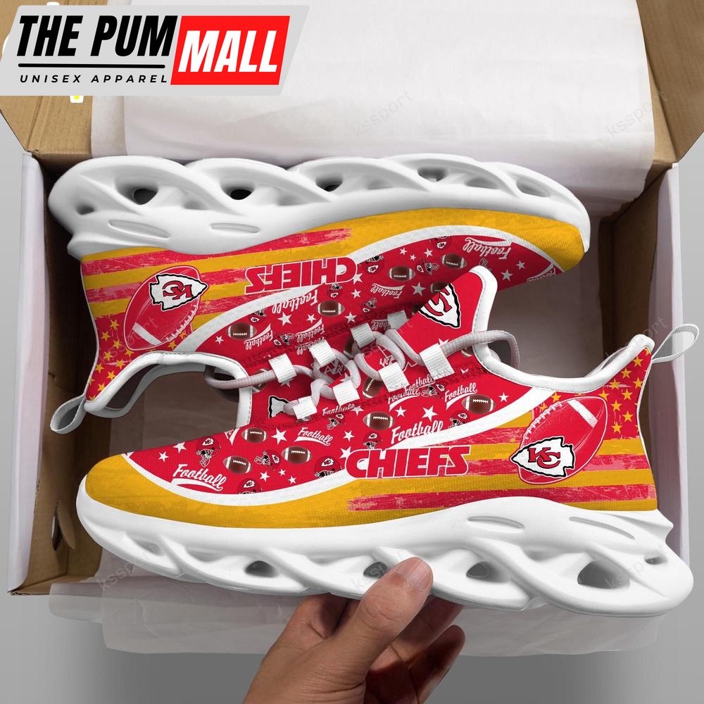 Kansas City Chiefs NFL Clunky Sport Max Soul Shoes New Design For Fans