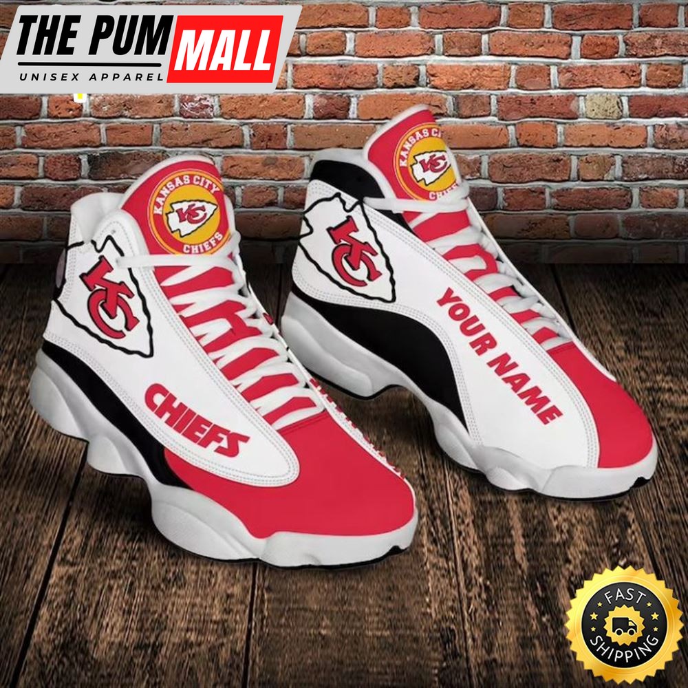 Kansas City Chiefs Nfl Custom Name Air Jd 13 Shoes