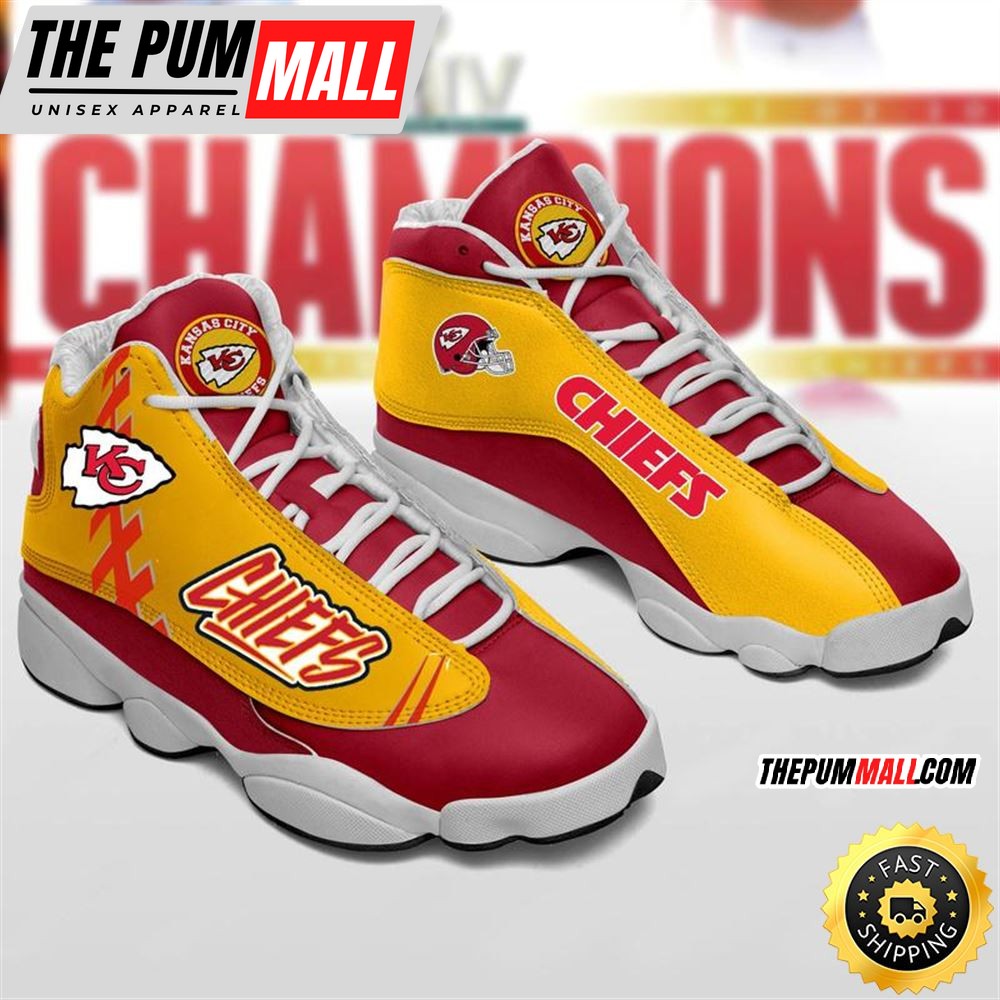 Kansas City Chiefs Nfl Ver 2 Air Jd 13 Sneaker