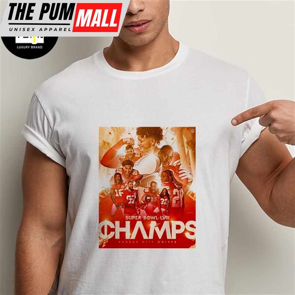 Kansas City Chiefs Super Bowl Champions Lviii 2025 Fan Gifts Classic T-Shirt
