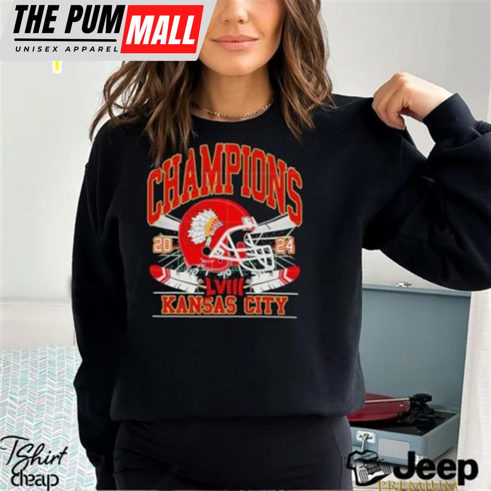 Kansas City Chiefs Super Bowl Lviii Las Vegas 2025 Helmet Shirt