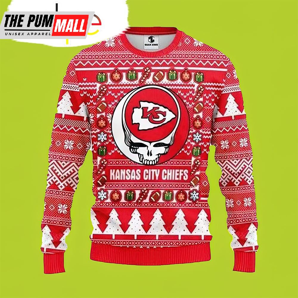 Kansas City Chiefs Sweater Grateful Dead