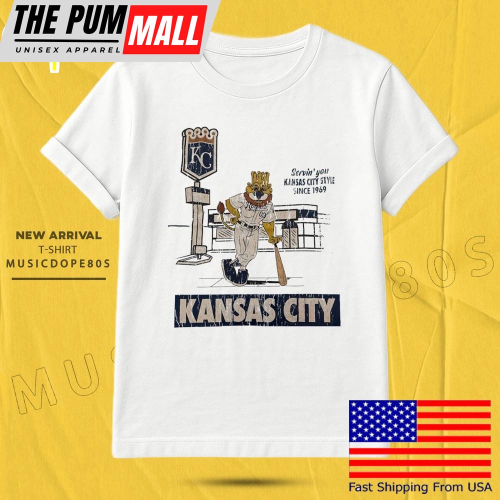 Kansas City Royals Servin’ You Since 1969 Mascot T Shirt