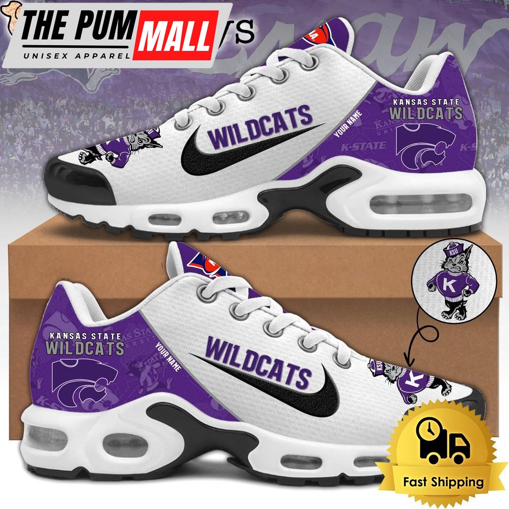 Kansas State Wildcats Football Mascot Symbol Custom Air Max Plus Shoes