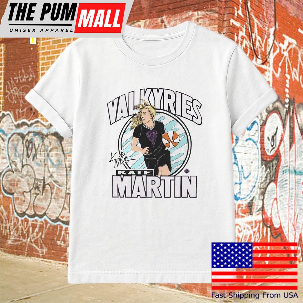 Kate Martin Violet Golden State Valkyries Signature T-Shirt