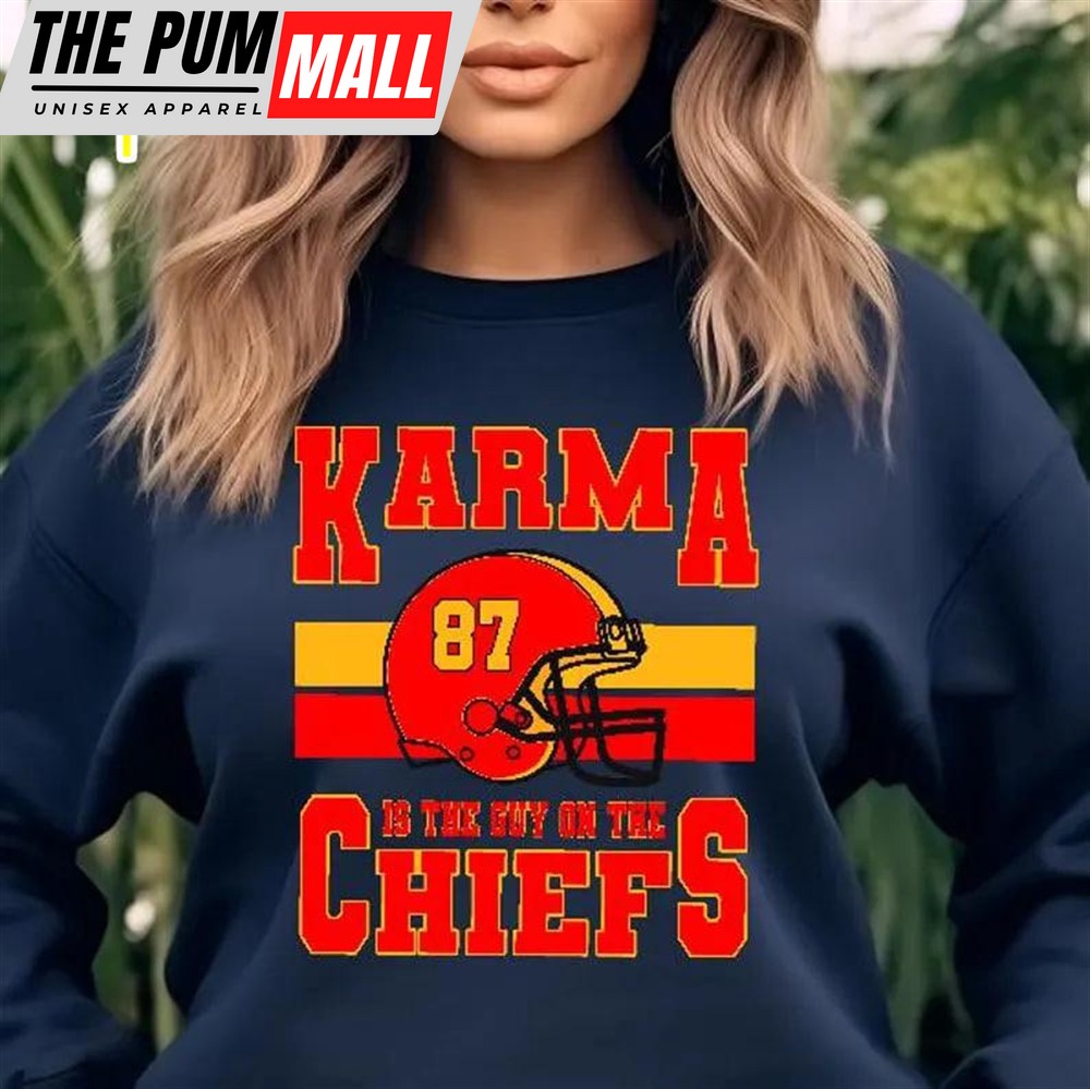 KC Chiefs Karma Sweatshirt Taylors Boyfriend Sweatshirt