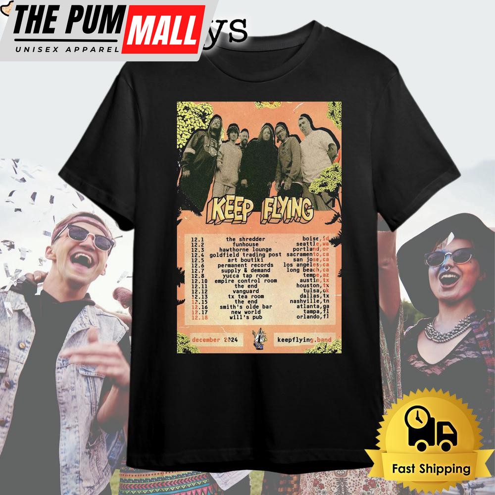 Keep Flying Tour December 2024 T Shirt