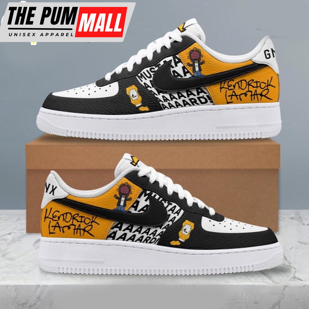 Kendrick Lamar Mustard Air Force 1 Shoes For Fans