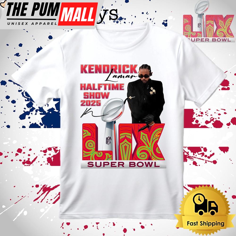 Kendrick Lamars 2025 Super Bowl Lix T Shirt