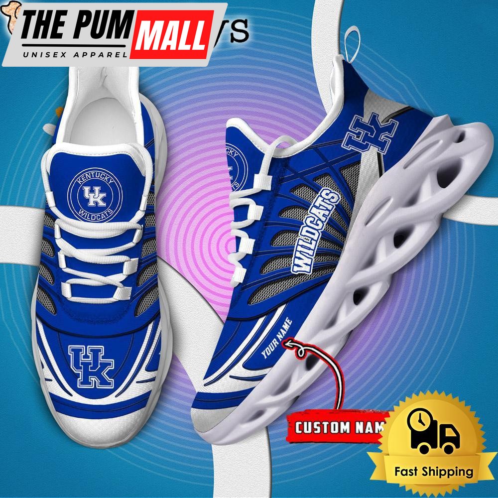 Kentucky Wildcats NCAA Custom Max Soul Shoes Sneaker