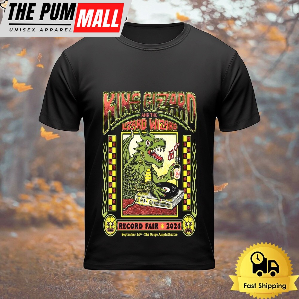 King Gizzard And The Lizard Wizard September 14 2024 Gorge Amphitheatre In George WA T Shirt