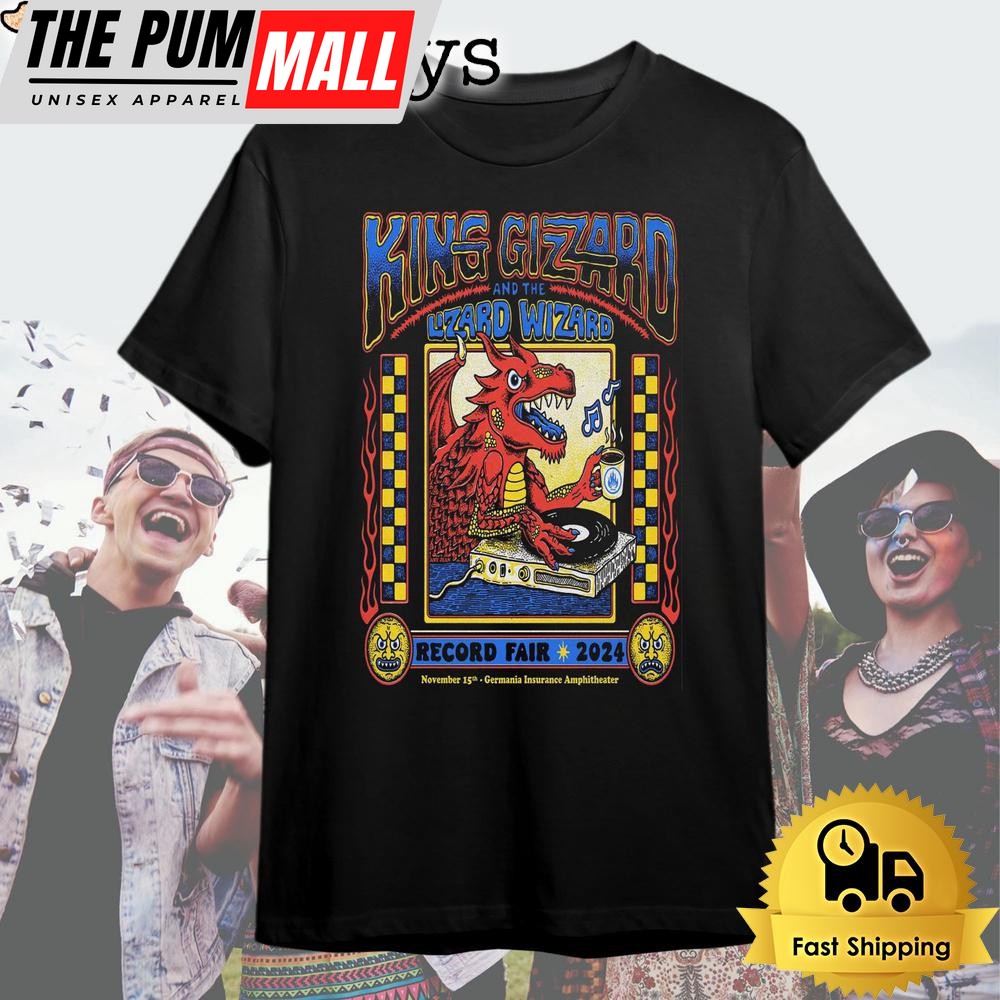 King Gizzard And The Lizard Wizard Show At Austin TX November 15 2024 T Shirt