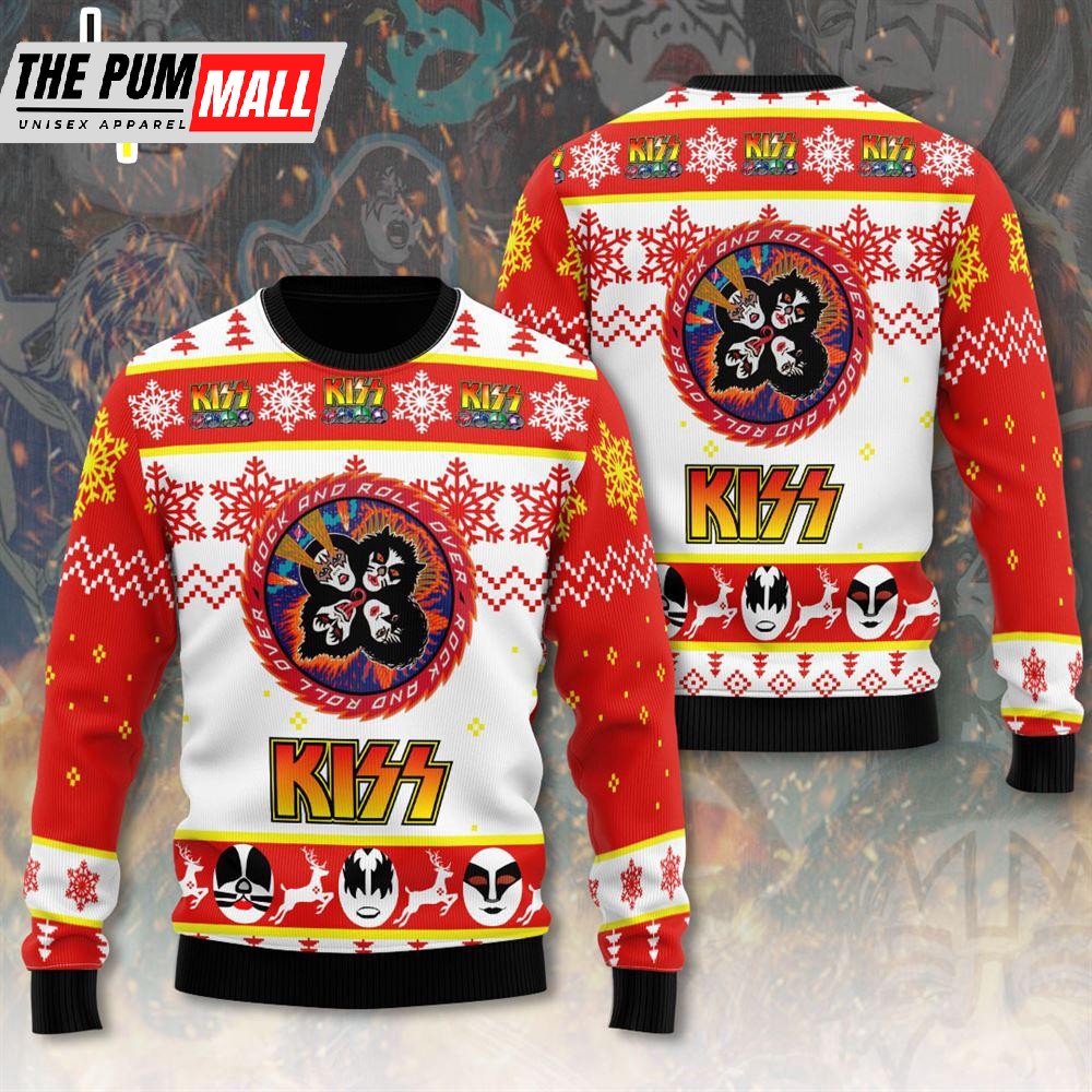 Kiss Band 3D Ugly Sweater Christmas For Fans Gift For Christmas