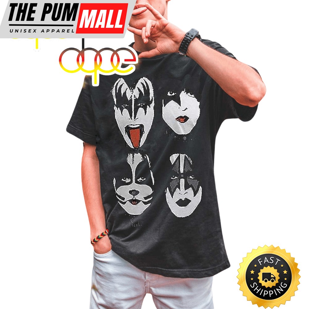 Kiss Mark Of The Demon Jumbo Faces T-shirt