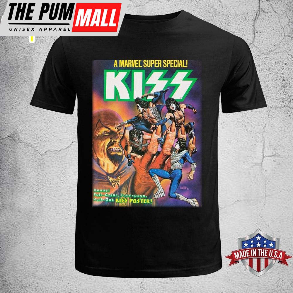 Kiss Paster The Second Marvel Kiss Comic Super Special Unisex T-Shirt
