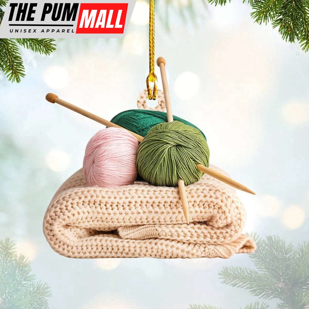 Knitting Christmas Ornament Knitting Lover Xmas Tree Decorations 2023 Limited Edition