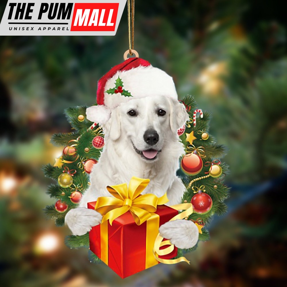 Kuvasz Give Gifts Hanging Ornament – Flat Acrylic Dog Ornament – Dog Lovers Gifts For Him Or Her Limited Edition