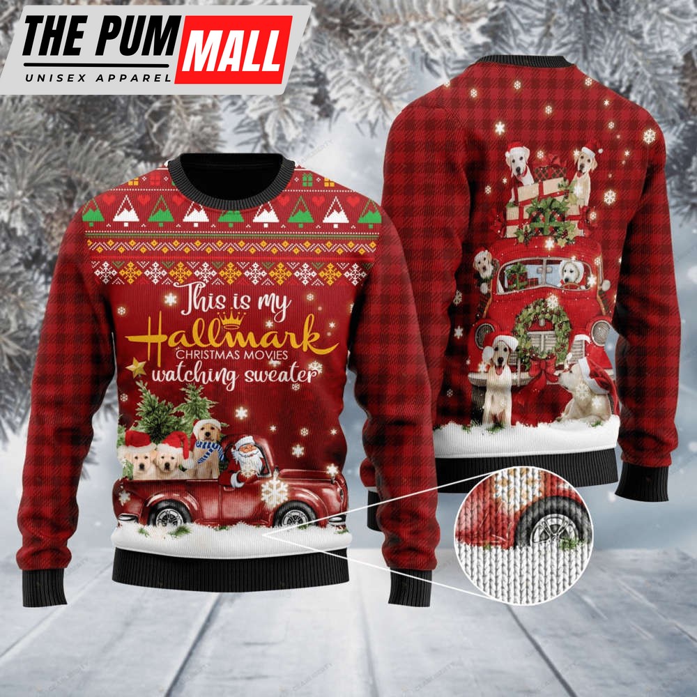 Labrador Retriever Dog Ugly Christmas Sweater For Christmas Day