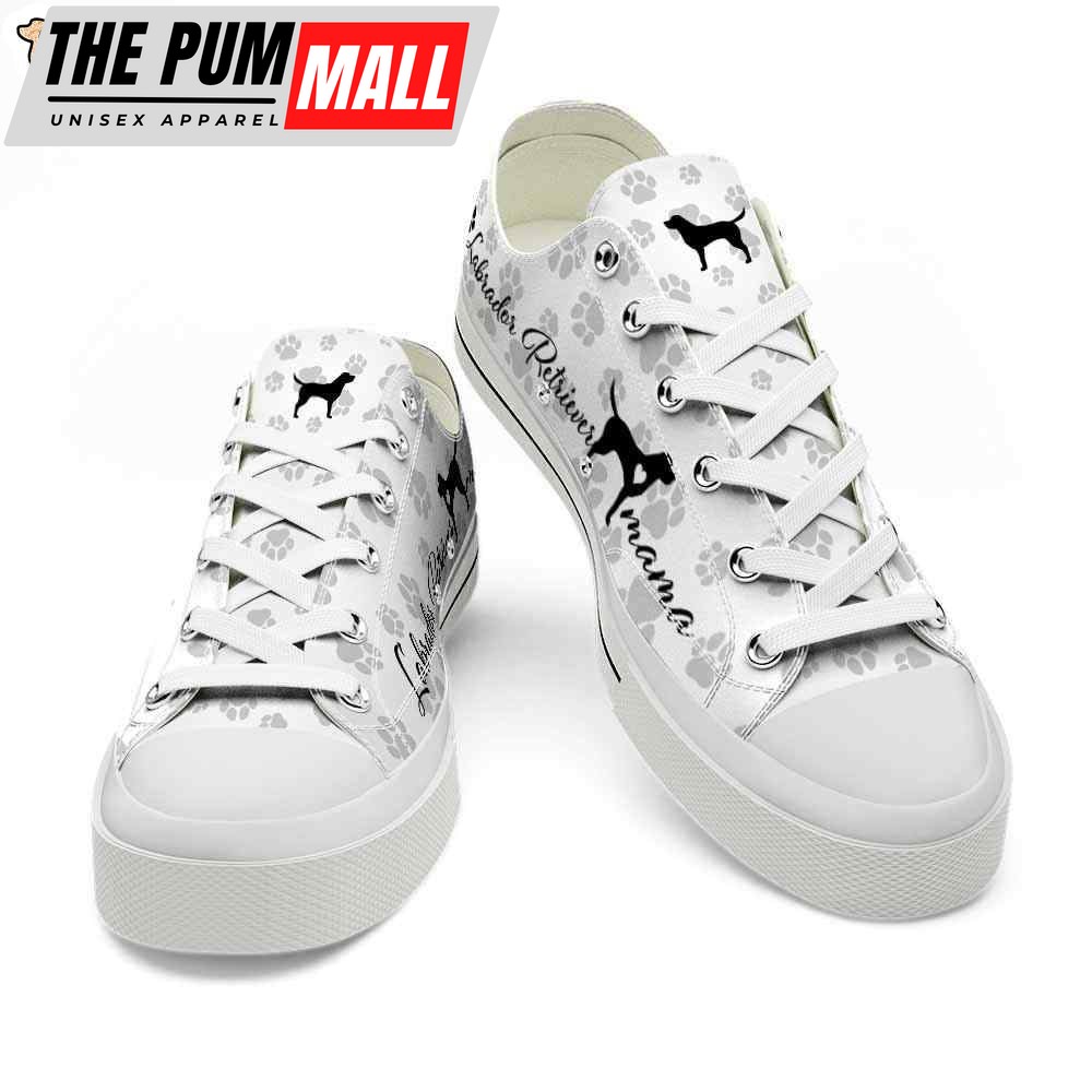 labrador-retriever-paws-pattern-low-top-shoes-happy-international-dog-day-canv-unzrhwnb Labrador Retriever Paws Pattern Low Top Shoes – Happy International Dog Day Canvas Sneaker – Owners Gift Dog Breeders