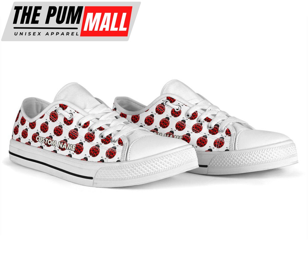 ladybug-shoes-ladybug-sneakers-low-top-shoes-for-men-and-women-acckyujm Ladybug Shoes, Ladybug Sneakers, Low Top Shoes For Men And Women
