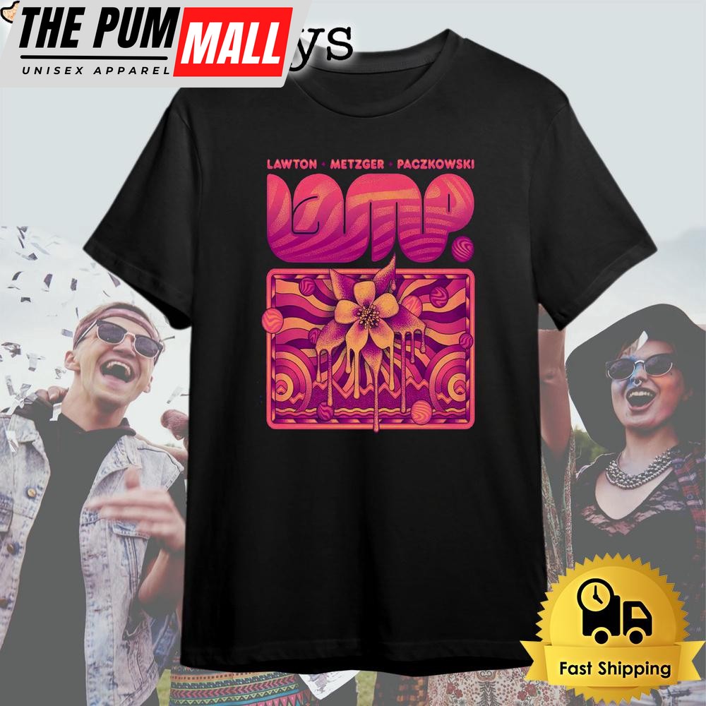 Lamp Tour At Cervantes’ Masterpiece Ballrooom Denver, CO On Dec 14 2024 T Shirt