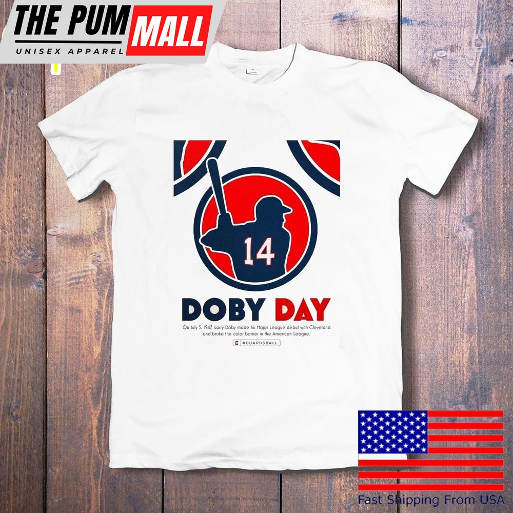 Larry Doby Breaks Color Barrier in AL on July 5, 1947 T-Shirt