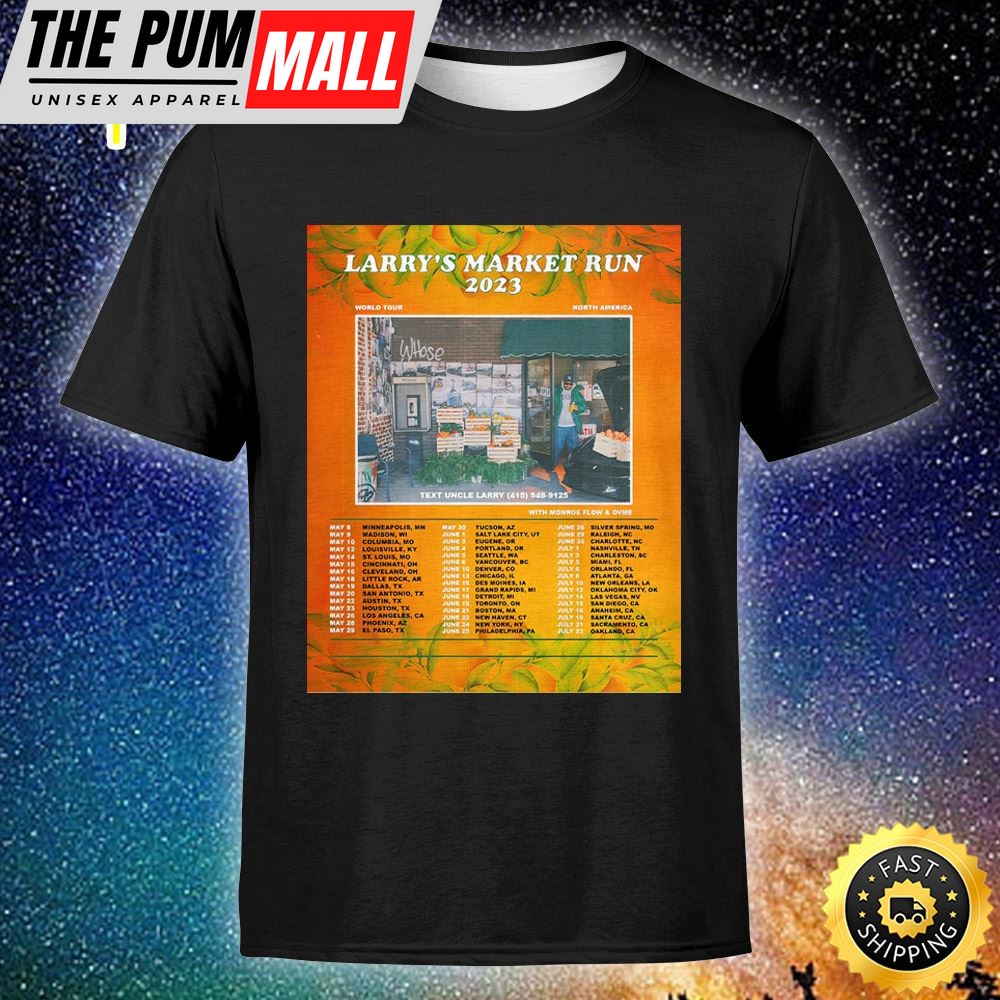 Larry June Announces Tour With Monroe Flow & Dvme Unisex Tshirt