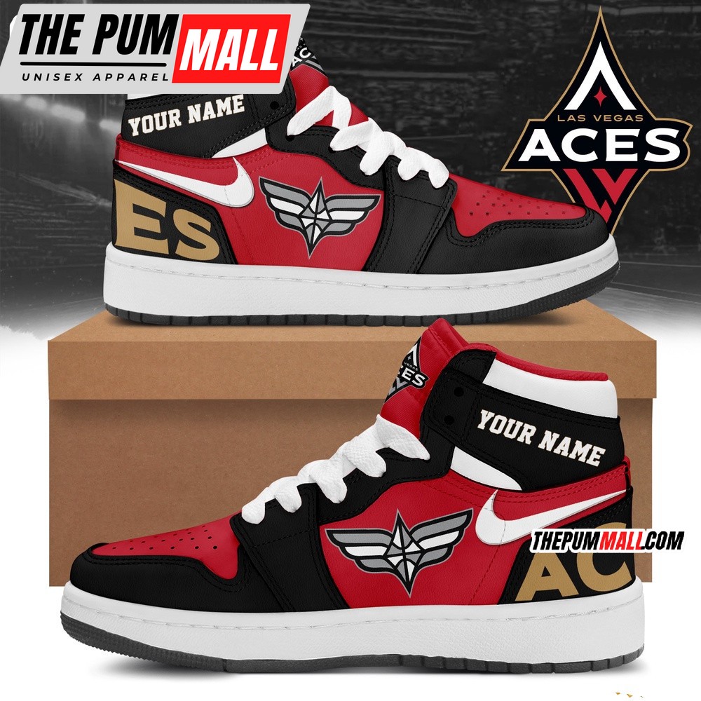 Las Vegas Aces Basketball Team Air Jd 1 Hightop Shoes
