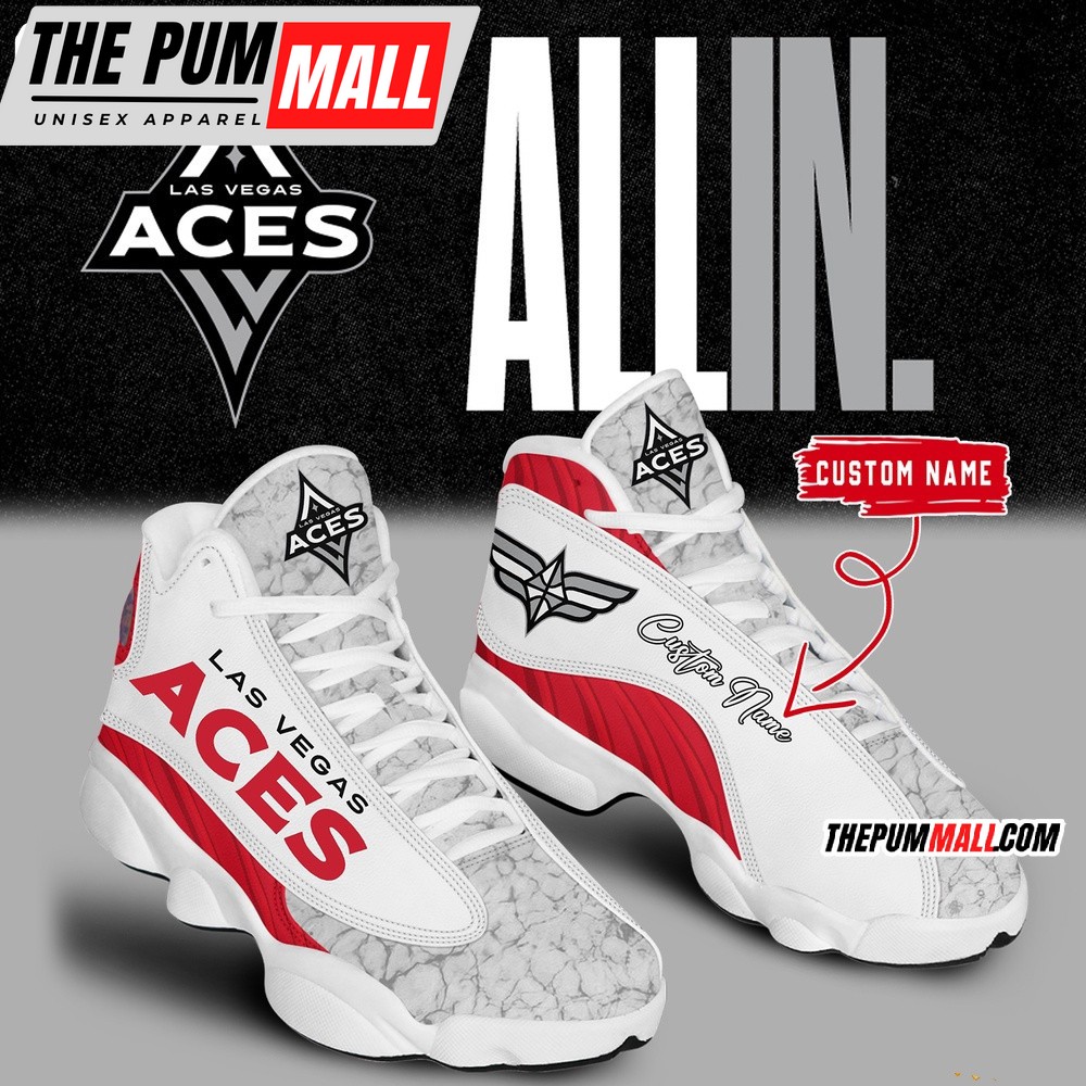 Las Vegas Aces Basketball Team Air Jd 13 Shoes Sneakers