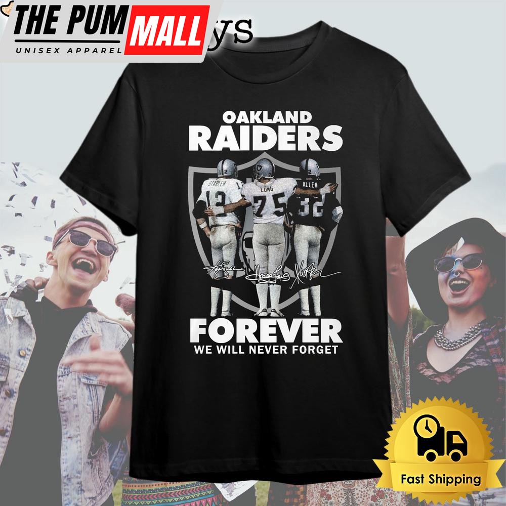 Las Vegas Raider Forever We Will Never Forget T Shirt