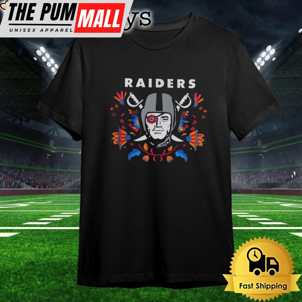 Las Vegas Raiders Dia De Los Muertos T Shirt