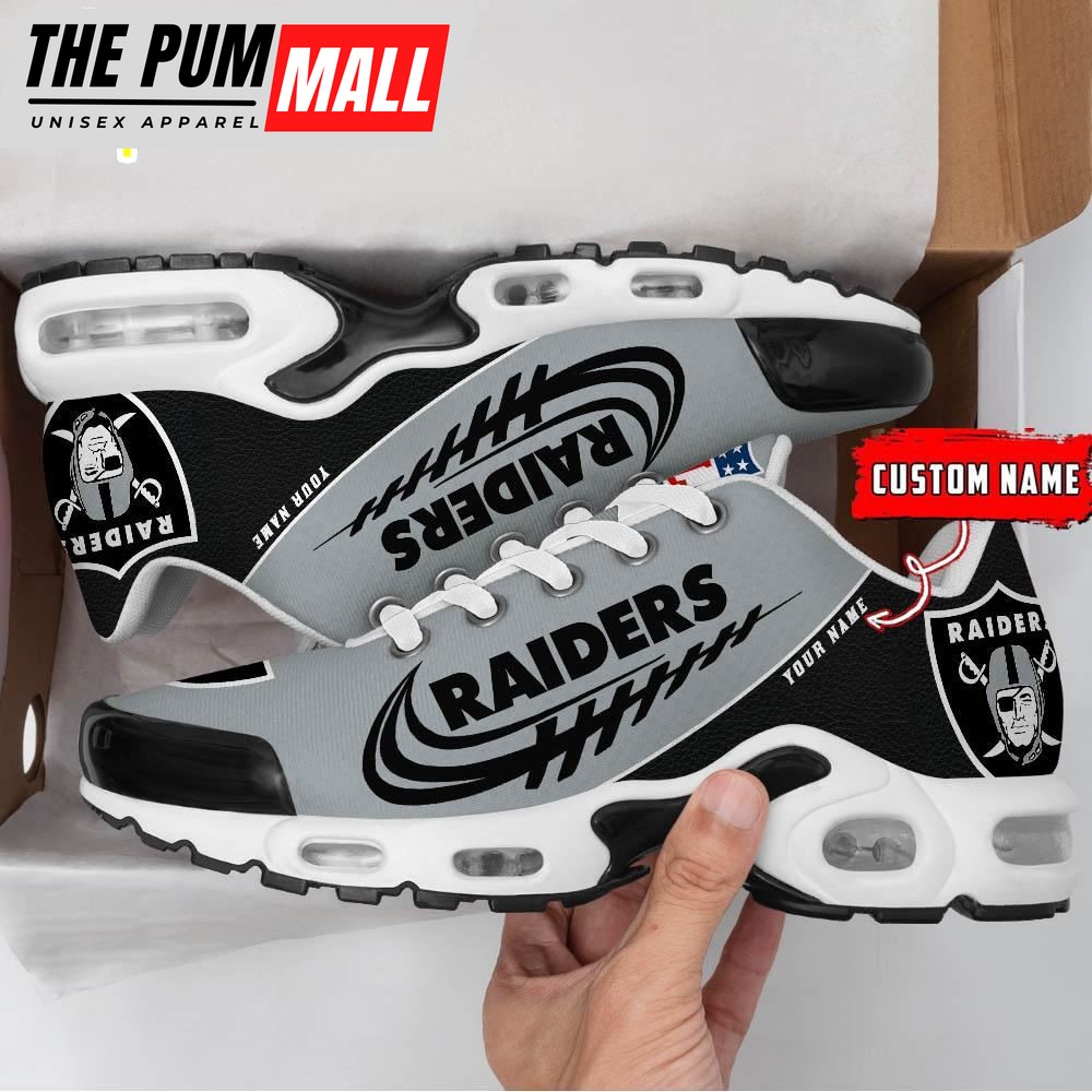 Las Vegas Raiders Football Custom NFL Sport Max Plus Shoes