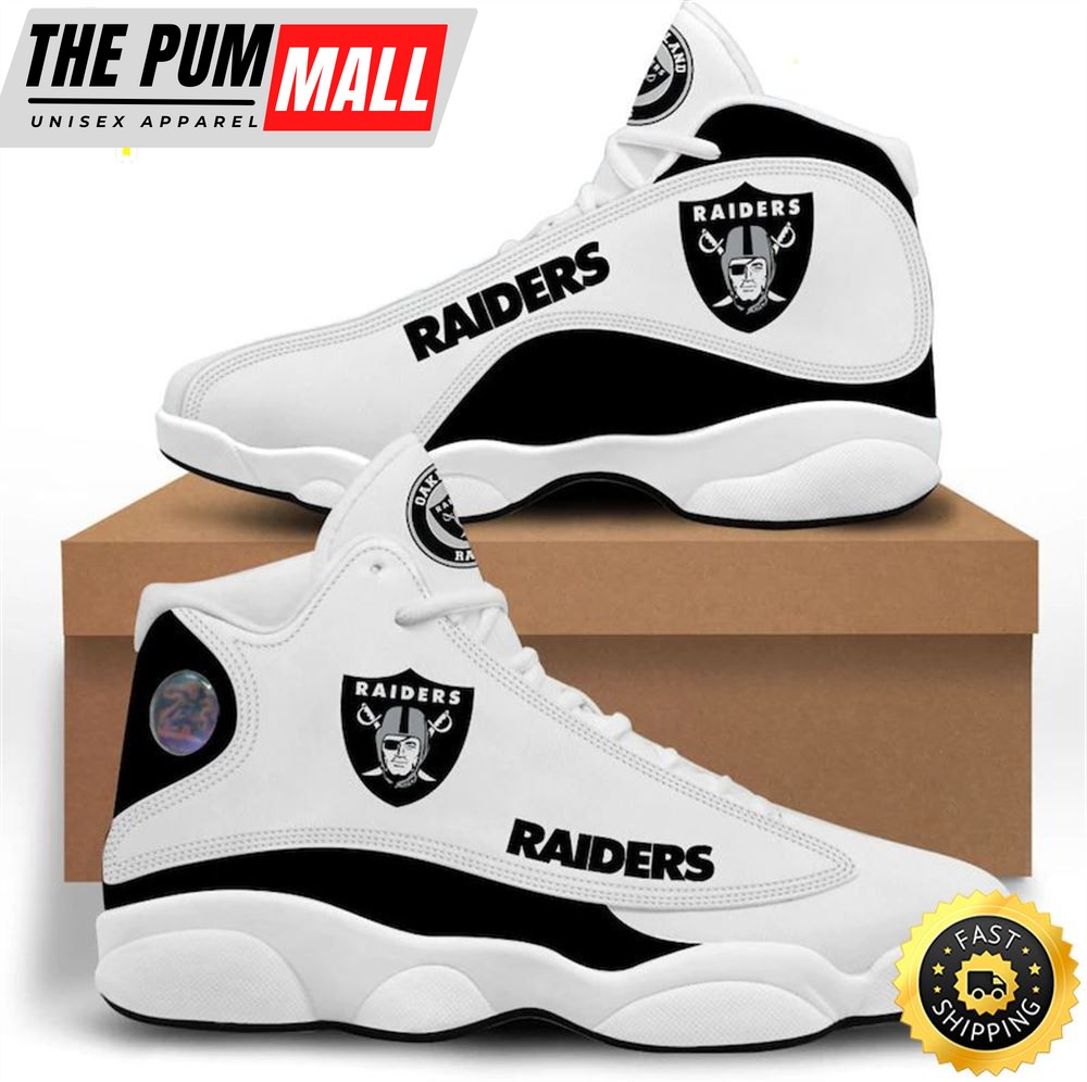 Las Vegas Raiders Nfl Air Jd 13 Shoes