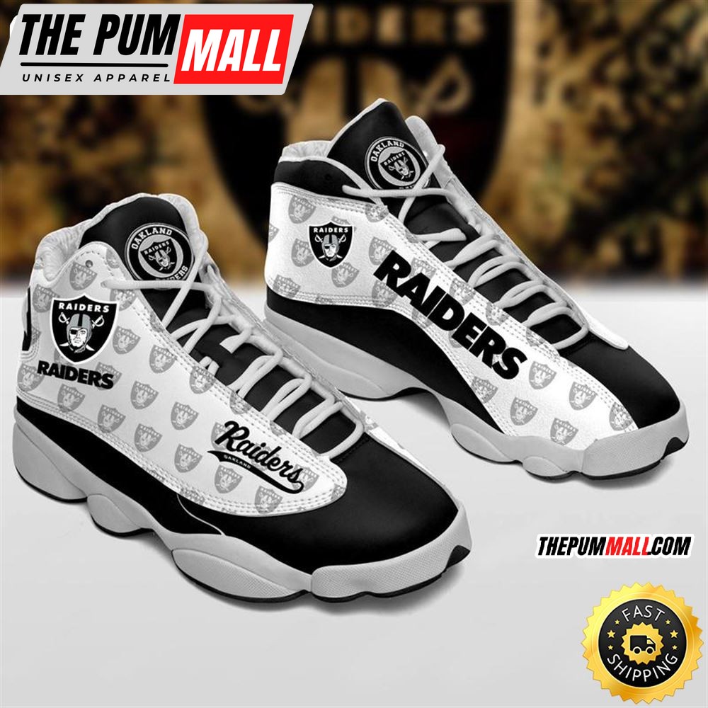 Las Vegas Raiders Nfl Ver 1 Air Jd 13 Sneaker