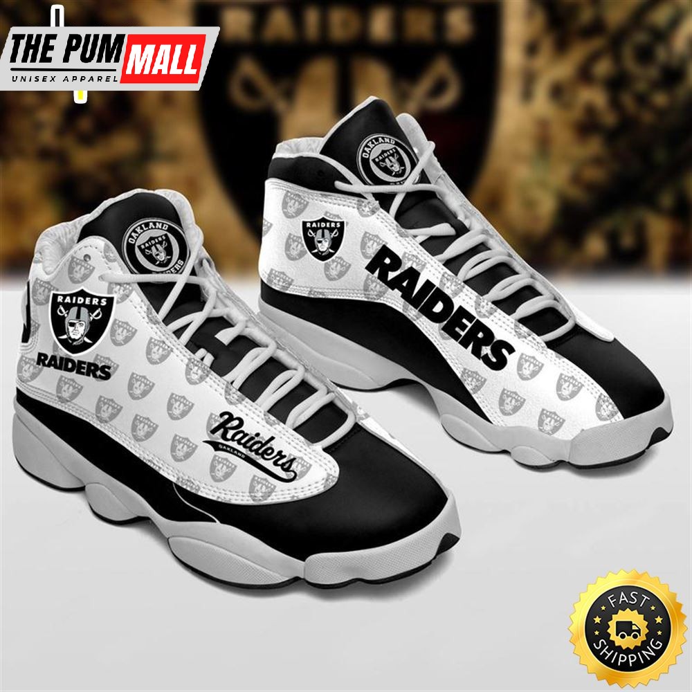 Las Vegas Raiders Nfl Ver 1 Air Jd 13 Sneaker
