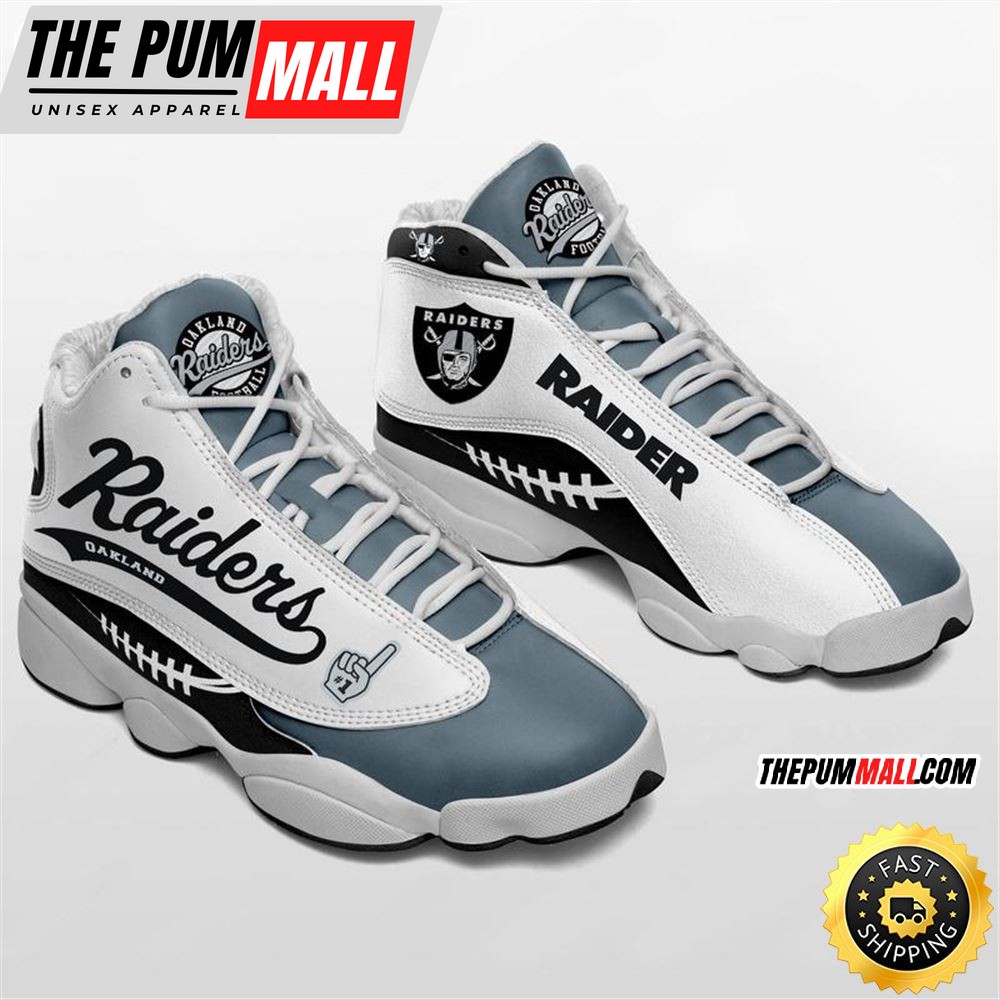 Las Vegas Raiders Nfl Ver 2 Air Jd 13 Sneaker