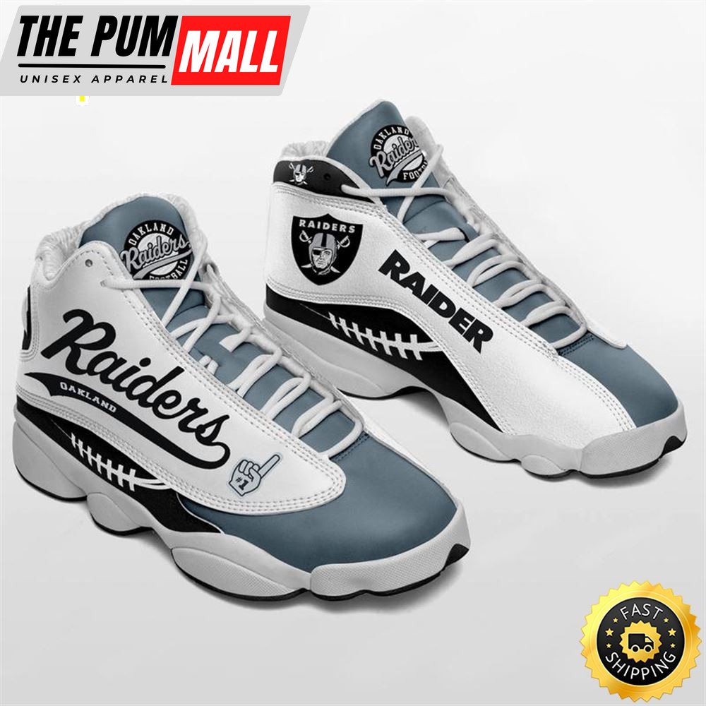 Las Vegas Raiders Nfl Ver 2 Air Jd 13 Sneaker