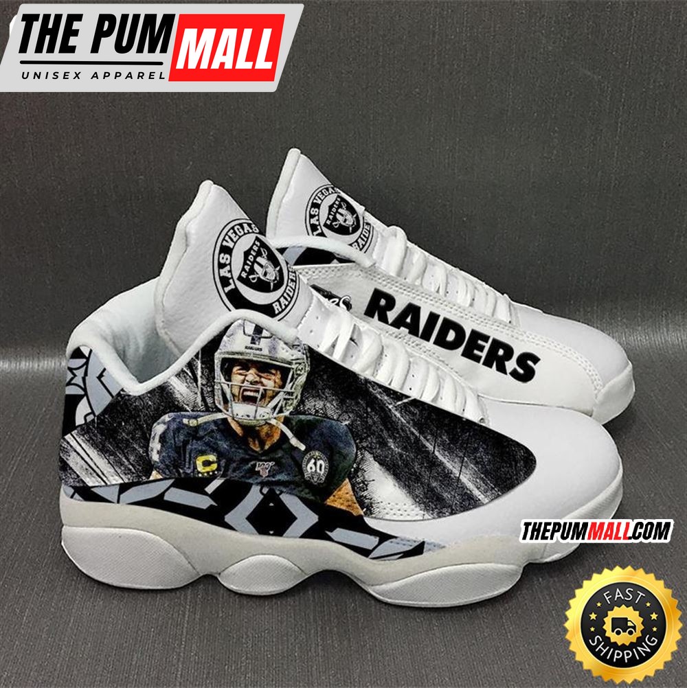 Las Vegas Raiders Nfl Ver 5 Air Jd 13 Sneaker