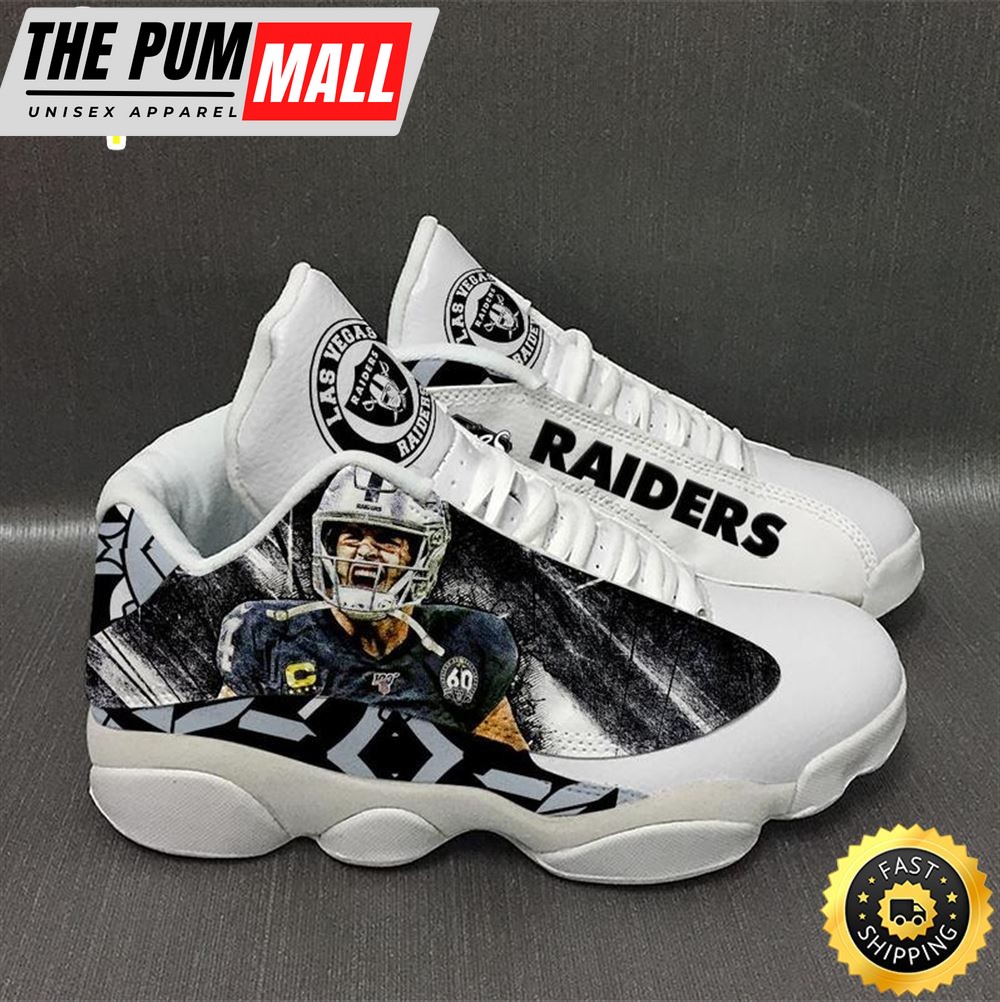 Las Vegas Raiders Nfl Ver 5 Air Jd 13 Sneaker
