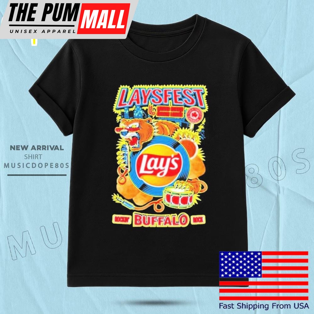 Laysfest Rockin Buffalo Rock T Shirt